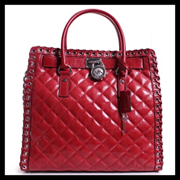 Michael Kors Handbags - Michael Kors Hippie Grommet Hamilton Large Tote